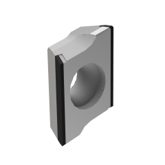 Worldia - Polycrystalline Diamond (PCD)  Milling Insert for Heavy cutting