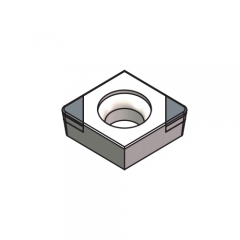 Worldia - CC Type PCBN Turning Insert for powder metallurgy- Positive 80°