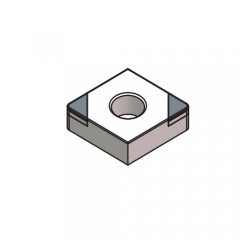 Worldia - CN Type PCBN Turning Insert for powder metallurgy- Negative 80°