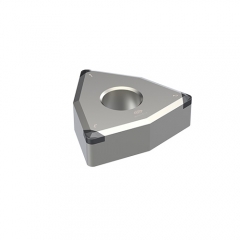 Worldia - WN Type PCBN Chip Breaker Insert for hardened steel- Negative 80°