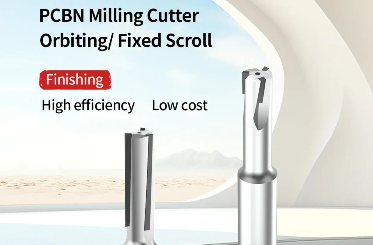 PCBN milling cutter for finishing orbiting fixed Scroll！2